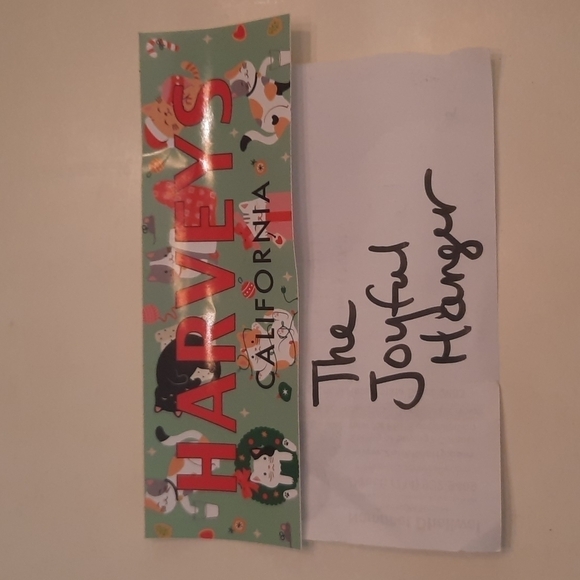 Harveys Handbags - Harveys Seatbelt Meowy Christmas bumper sticker